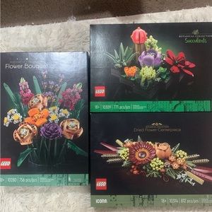three bundle flower, Lego sets